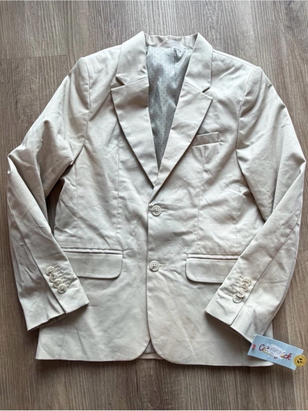 Light‎ Beige Casual Blazer